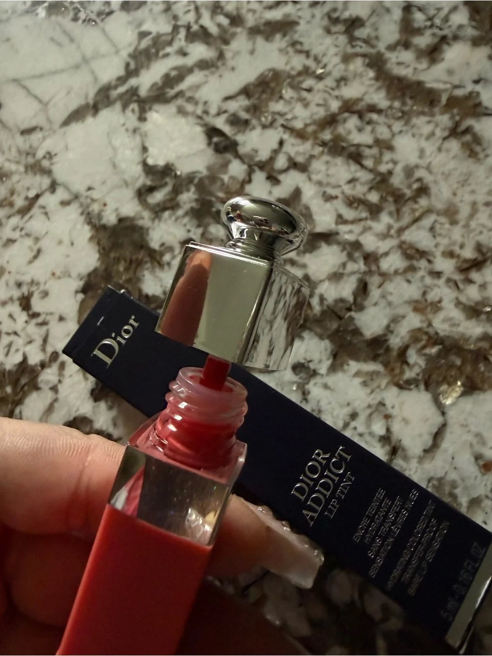 DIOR WOMEN ADDICT LIP TINT 251 NATURAL PEACH SEMI MATTE CORAL PINK